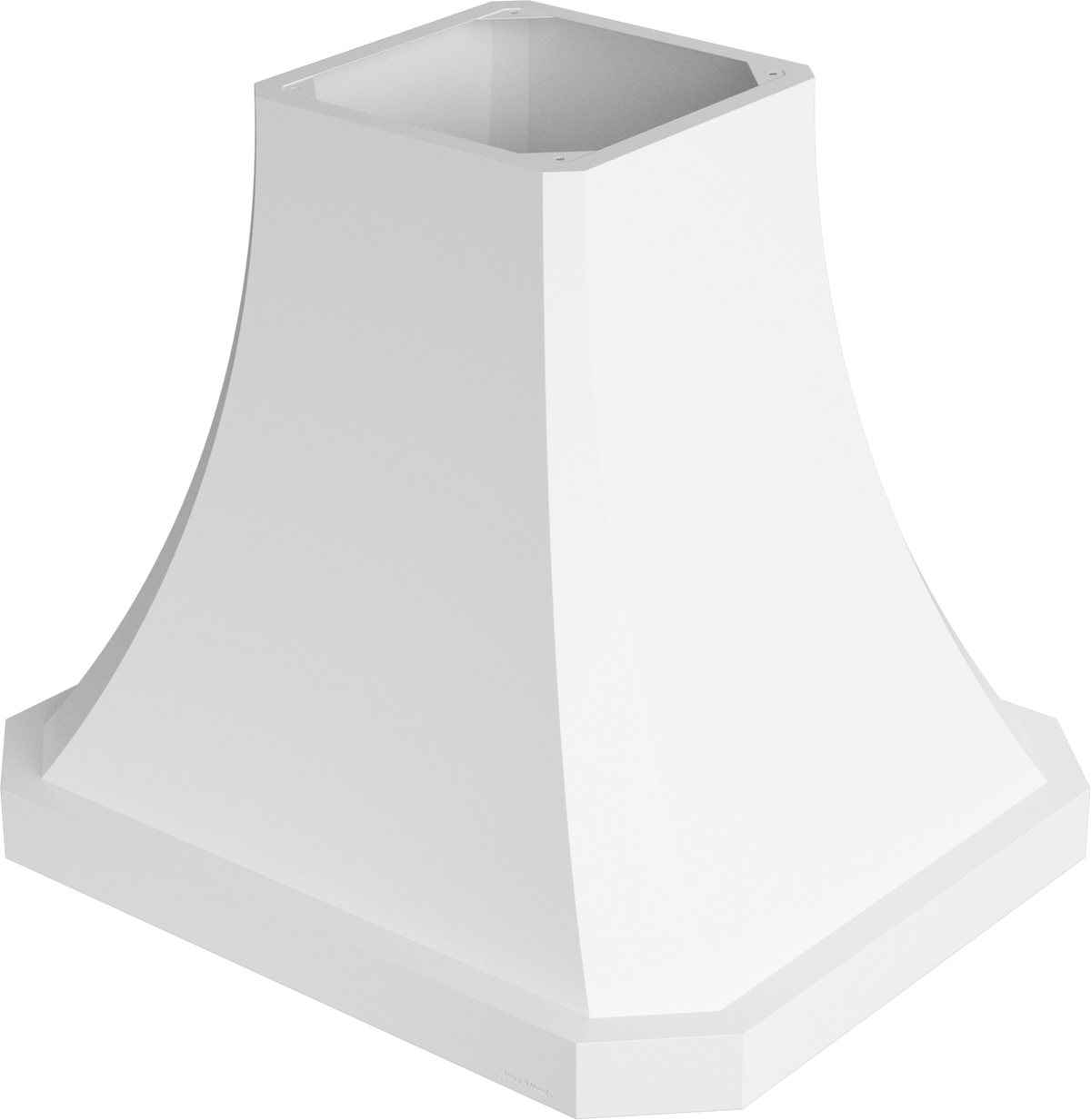 Vent-A-Hood JDIH236/C2 BT 36" 550 CFM Designer Concave Island Range Hood with Clipped Corners – Slim Profile, Magic Lung Blower, Biscuit