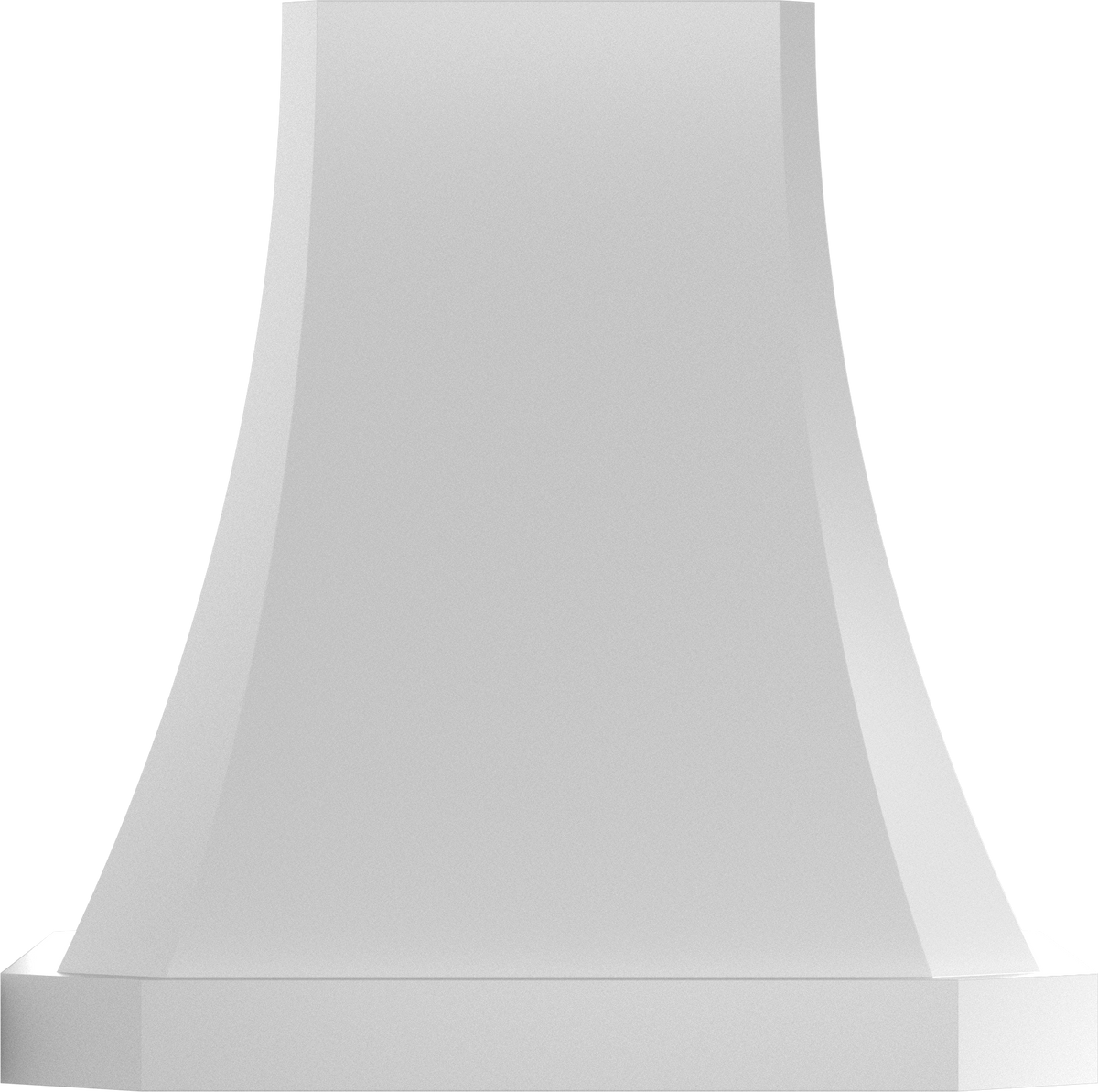 Vent-A-Hood JDIH466/C2 BT 66" 1100 CFM Designer Concave Island Range Hood with Clipped Corners – Slim Profile, Magic Lung Blower, Biscuit