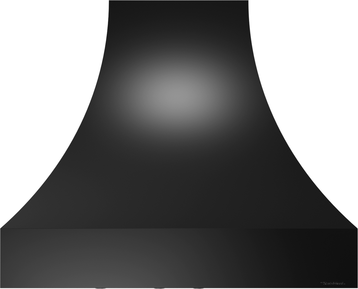 Vent-A-Hood JDIH454/C3 BL 54" 1100 CFM Designer Concave Island Range Hood with Magic Lung Blower, Black Satin