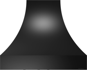 Vent-A-Hood JDIH448/C3 BC 48" 1100 CFM Designer Concave Island Range Hood with Magic Lung Blower, Black Carbide