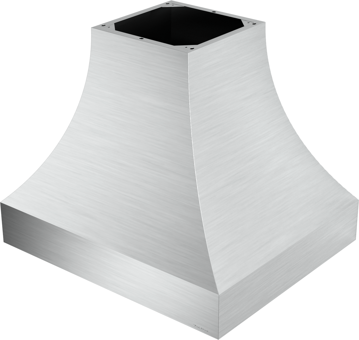 Vent-A-Hood JDIH236/C3 OL 36" 550 CFM Designer Concave Island Range Hood with Magic Lung Blower, Overlay