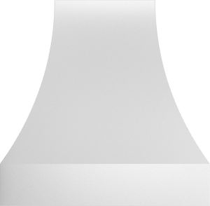 Vent-A-Hood JDIH466/C3 WH 66" 1100 CFM Designer Concave Island Range Hood with Magic Lung Blower, White