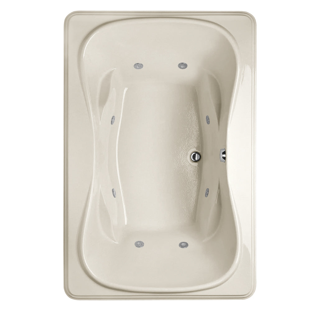 Hydro Systems JEN7248ACO-BIS JENNIFER 7248 AC W/COMBO SYSTEM-BISCUIT
