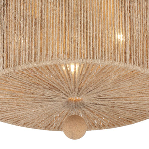 Jessa 3 Light Burnished Silver Flush Mount JES-B7103-BS