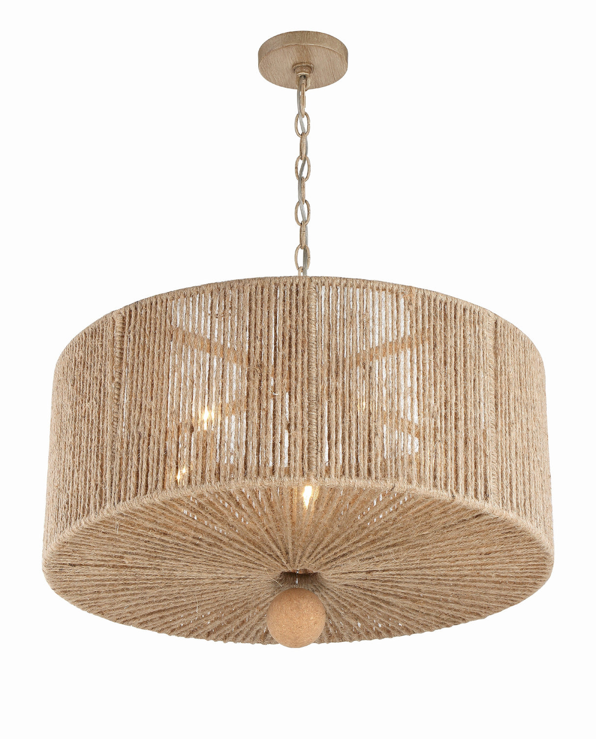 Jessa 5 Light Burnished Silver Chandelier JES-B7105-BS