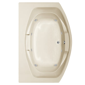 Hydro Systems JES7248AWP-BON JESSICA 7248 AC W/WHIRLPOOL SYSTEM-BONE