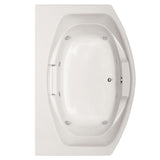 Hydro Systems JES6048AWP-WHI JESSICA 6048 AC W/WHIRLPOOL SYSTEM-WHITE