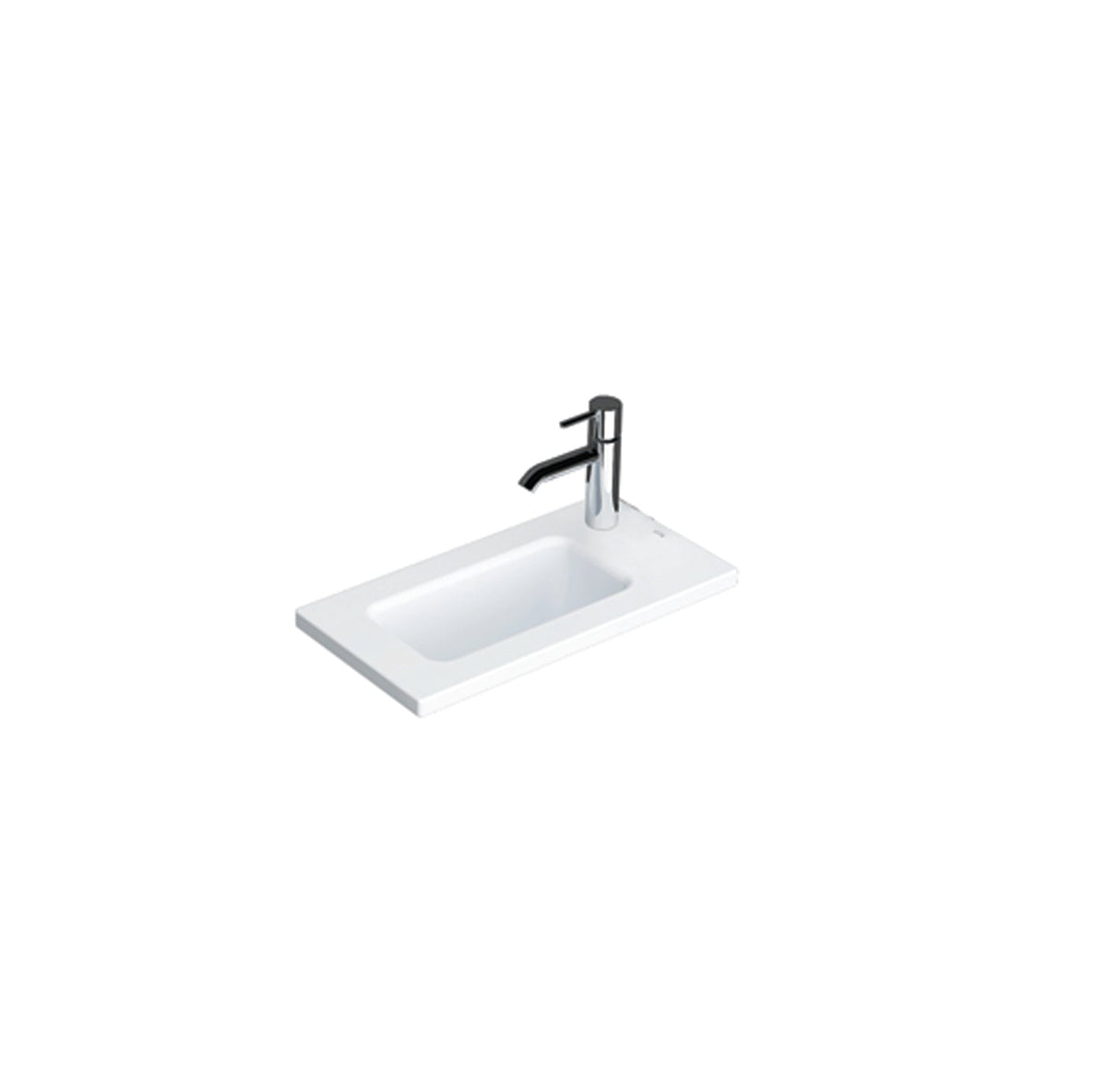 Joy 16" Drop in, 1-hole, White