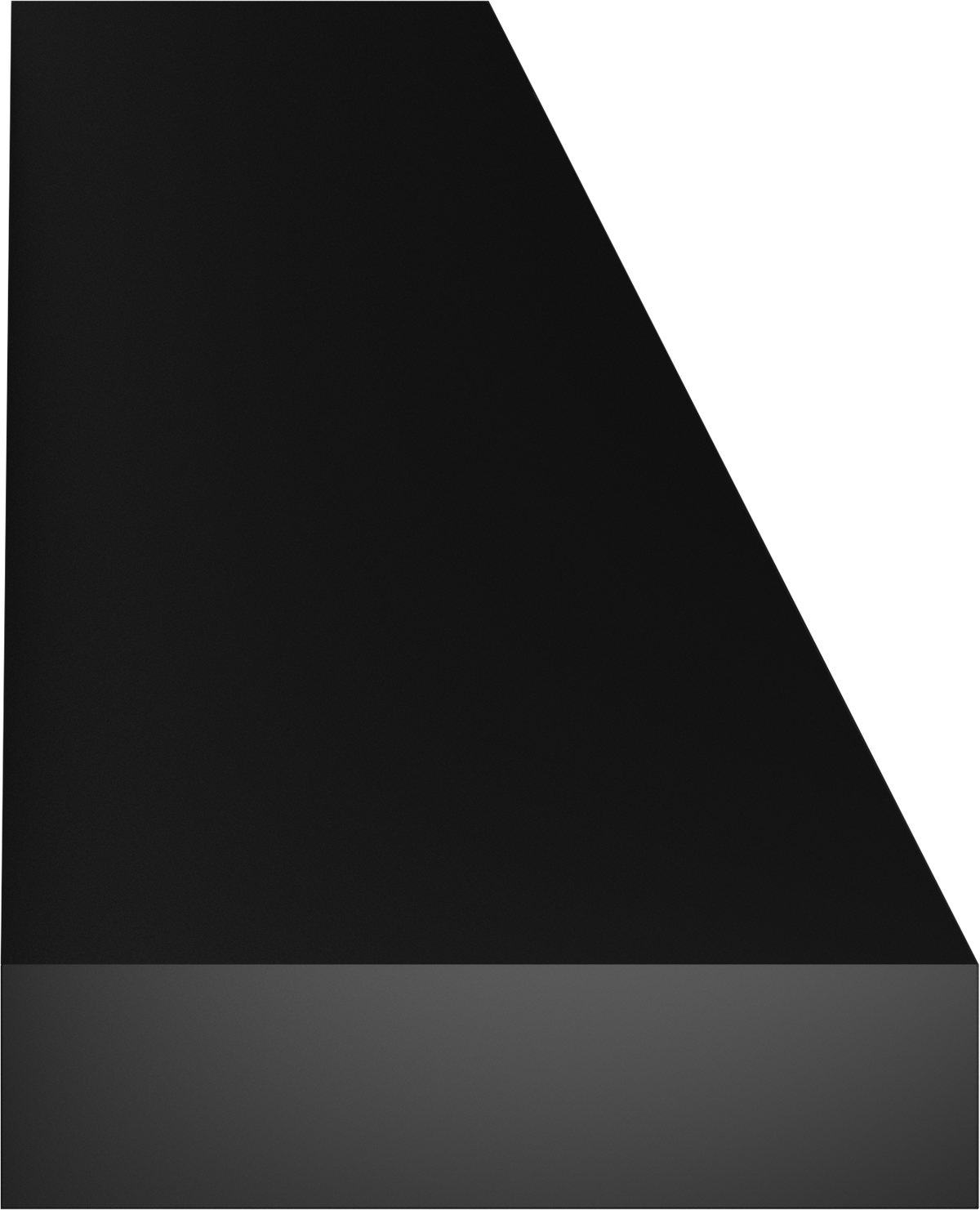 Vent-A-Hood JPH360/C1 GS 60" 900 CFM Designer Pyramid Wall Mount Range Hood with Magic Lung Blower, Gunsmoke