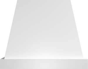 Vent-A-Hood JPH360/C2 WH 60" 900 CFM Designer Pyramid Wall Mount Range Hood with Offset Lip, Magic Lung Blower, White