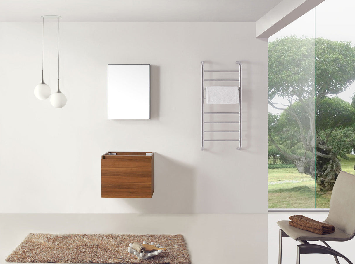 Virtu USA Zuri 24" Single Cabinet in Wenge