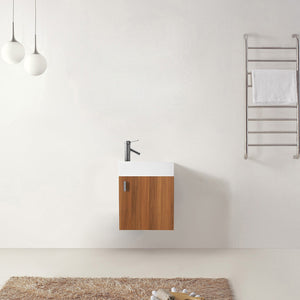 Virtu USA Carino 16" Single Bath Vanity in Plum