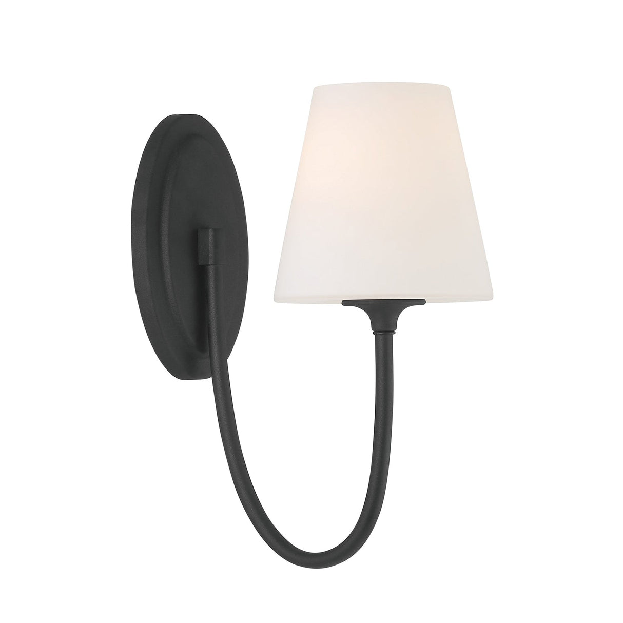 Juno 1 Light Black Forged Sconce JUN-10321-BF