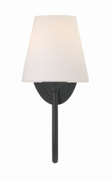 Juno 1 Light Black Forged Sconce JUN-10321-BF