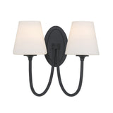 Juno 2 Light Black Forged Sconce JUN-10322-BF