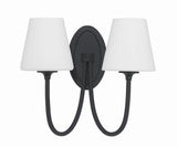 Juno 2 Light Black Forged Sconce JUN-10322-BF