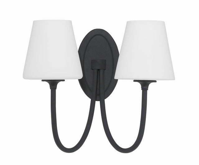 Juno 2 Light Black Forged Sconce JUN-10322-BF