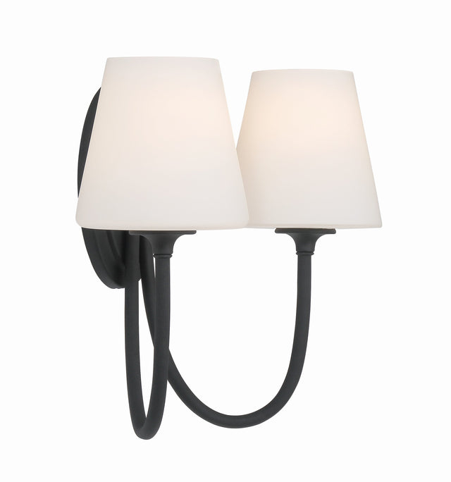 Juno 2 Light Black Forged Sconce JUN-10322-BF