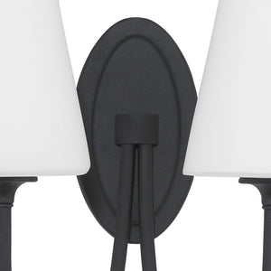 Juno 2 Light Black Forged Sconce JUN-10322-BF