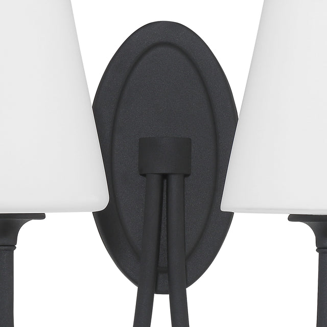 Juno 2 Light Black Forged Sconce JUN-10322-BF