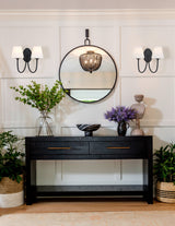 Juno 2 Light Black Forged Sconce JUN-10322-BF