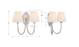 Juno 2 Light Black Forged Sconce JUN-10322-BF