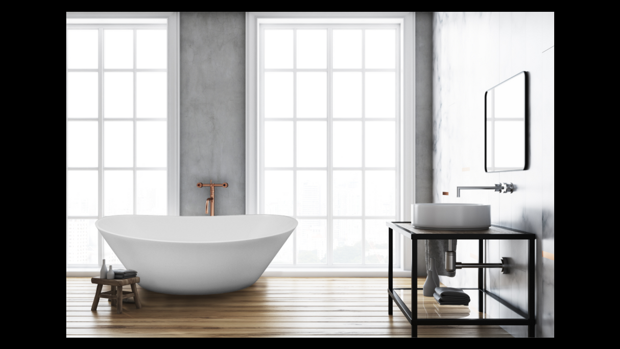 Hydro Systems JAD6632STO-ALM JADE 6632 STON TUB ONLY - ALMOND