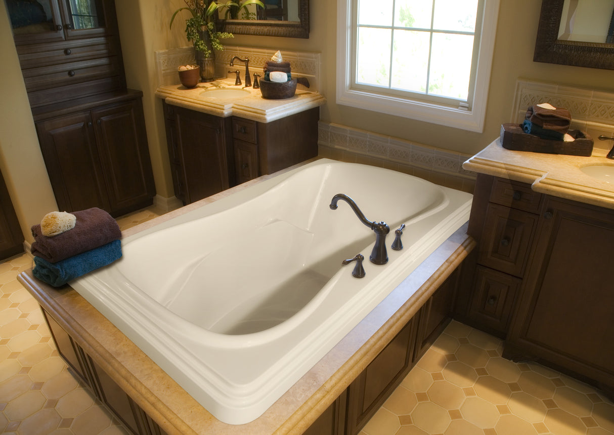 Hydro Systems JEN7248ACO-BIS JENNIFER 7248 AC W/COMBO SYSTEM-BISCUIT