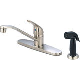 Olympia K-4161H-BN Elite Single Handle Kitchen Faucet in Brushed Nickel