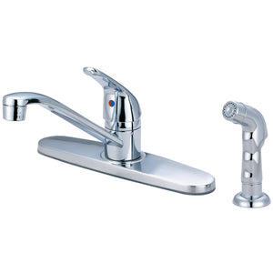 Olympia K-4162H Elite Single Handle Kitchen Faucet in Chrome