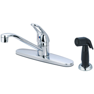 Olympia K-4171 Elite Single Handle Kitchen Faucet in Chrome