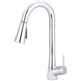 Olympia K-5020 i2 Single Handle Pull-Down Kitchen Faucet in Chrome