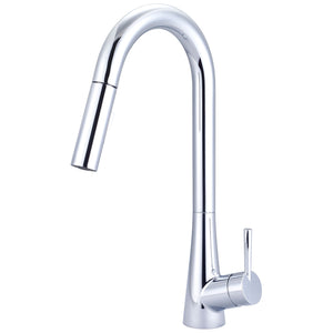 Olympia K-5025 i2 Single Handle Pull-Down Kitchen Faucet in Chrome