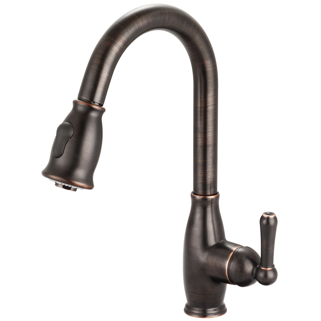 Olympia K-5040-MZ Accent Single Handle Pull-Down Kitchen Faucet in Moroccan Bronze