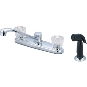 Olympia K-5121 Elite Two Handle Kitchen Faucet in Chrome