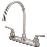 Olympia K-5340-BN Accent Two Handle Kitchen Faucet in Brushed Nickel