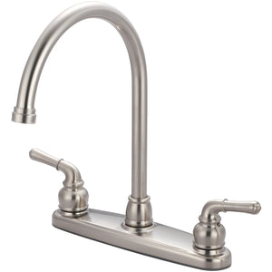 Olympia K-5340-BN Accent Two Handle Kitchen Faucet in Brushed Nickel