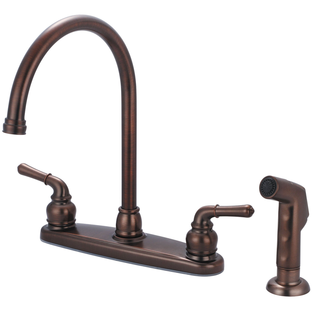 Olympia K-5342-ORB Accent Two Handle Kitchen Faucet in Oil Rubbed Bronze