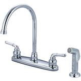 Olympia K-5342 Accent Two Handle Kitchen Faucet in Chrome