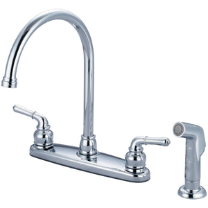 Olympia K-5342 Accent Two Handle Kitchen Faucet in Chrome