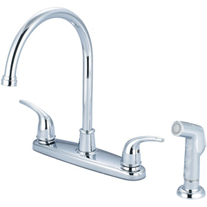 Olympia K-5372 Accent Two Handle Kitchen Faucet in Chrome