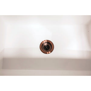 Tacoma K111BAC 3-1/2 Inch Kitchen Sink Basket Strainer Only, Antique Copper