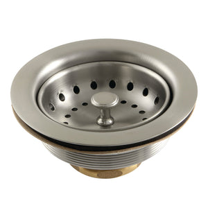 Tacoma K111BBN 3-1/2 Inch Kitchen Sink Basket Strainer Only, Brushed Nickel