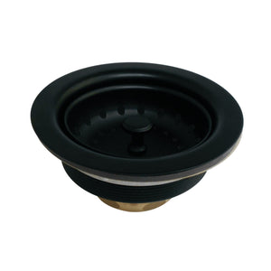 Tacoma K111BMB 3-1/2 Inch Kitchen Sink Basket Strainer Only, Matte Black