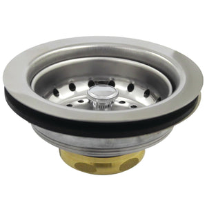 Tacoma K111B 3-1/2 Inch Kitchen Sink Basket Strainer Only, Brushed