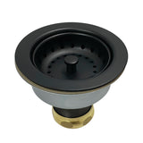 Tacoma K112MB 3-1/2 Inch Kitchen Sink Basket Strainer Only, Matte Black
