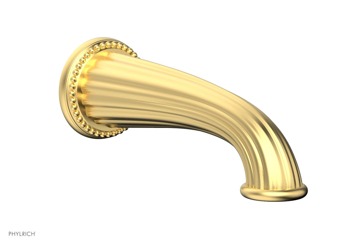 Phylrich K1141X3-24B GEORGIAN & BARCELONA Wall Tub Spout K1141X3 - Burnished Gold