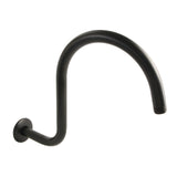 Restoration K114C0 14-Inch Shower Arm with Flange, Matte Black