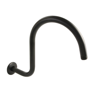 Restoration K114C0 14-Inch Shower Arm with Flange, Matte Black