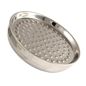 Victorian K124A6 8-Inch Brass Shower Head, Polished Nickel